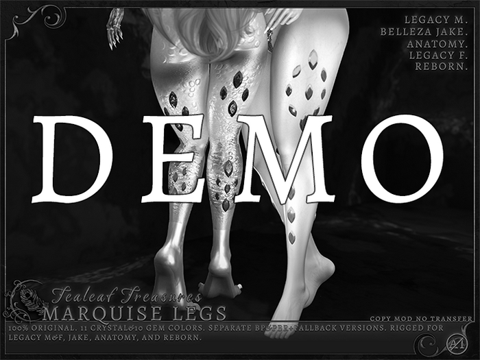 Tealeaf Treasures - Marquise Legs DEMO