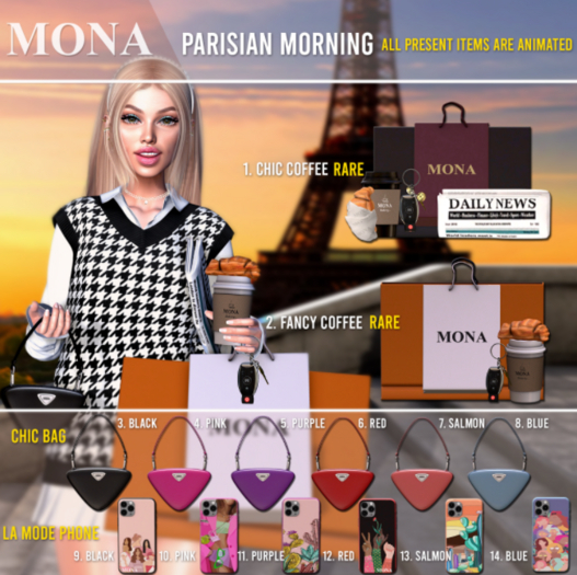 7. MONA - CHIC BAG - SALMON