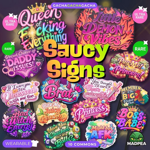 MadPea Saucy Signs - Boss Babe (add)