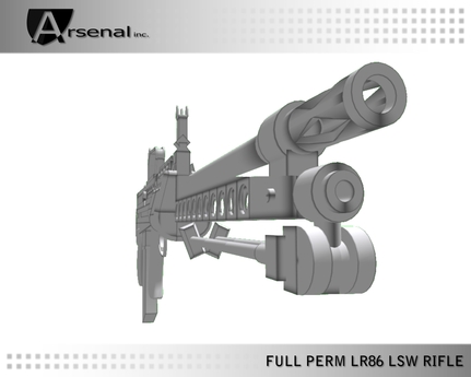 Second Life Marketplace - Arsenal inc. FULL PERM L86 LSW Rifle Model.