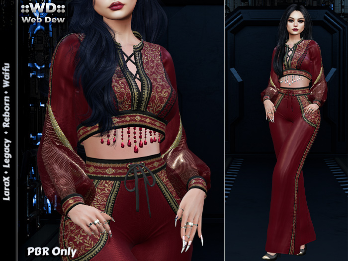 Web Dew :: Set Yvaine - Red