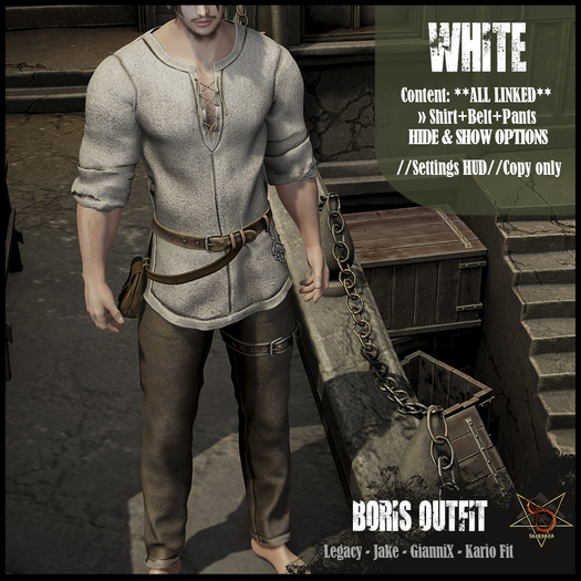 //RKS// Boris Outfit - White