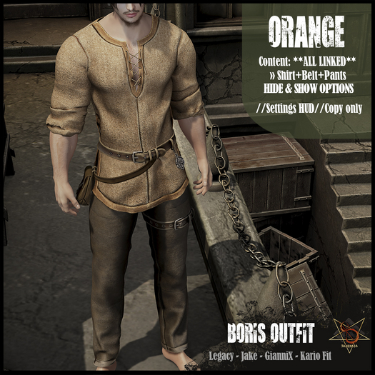//RKS// Boris Outfit - Orange
