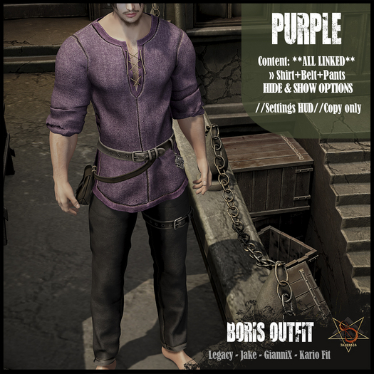 //RKS// Boris Outfit - Purple