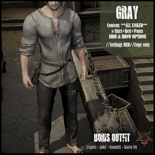 //RKS// Boris Outfit - Gray
