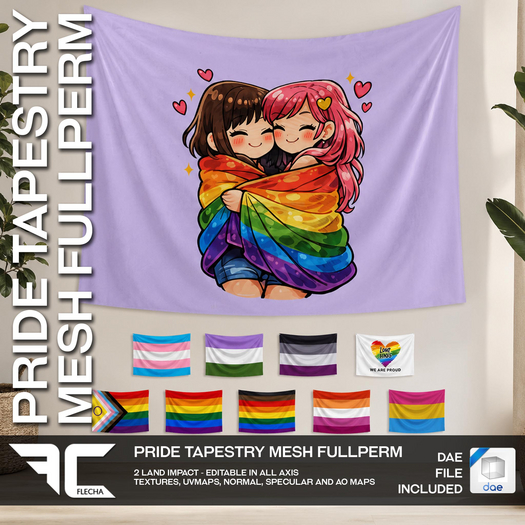 FLECHA Pride Tapestry Fullperm