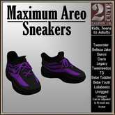 Maximum Areo Sneaker [2cute] Black & Bold Berry