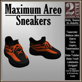 Maximum Areo Sneaker [2cute] Black & Orange