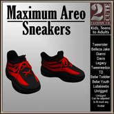 Maximum Areo Sneaker [2cute] Black & Red