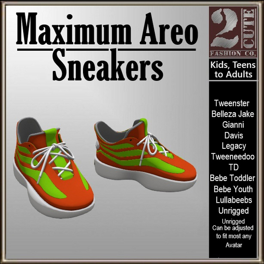 Maximum Areo Sneaker [2cute] Extreme B