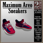 Maximum Areo Sneaker [2cute] Red, White & Blue