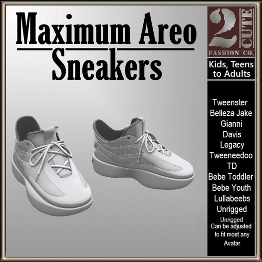 Maximum Areo Sneaker [2cute] White