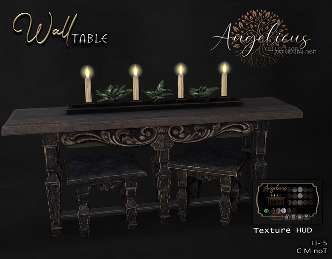 .AngelicUs. Wall table 
