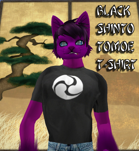 BLACK SHINTO TOMOE T-SHIRT