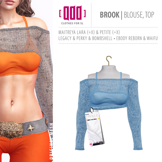 [ADD] Brook Top - BlueL