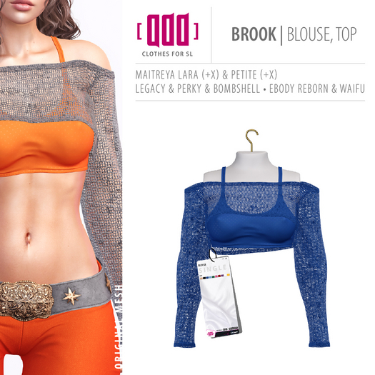 [ADD] Brook Top - Blue
