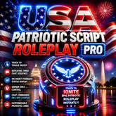 USA Patriotic Script Roleplay Pro | FULL PERM SCRIPT! | Touch to ignite epic patriotic roleplay instantly!
