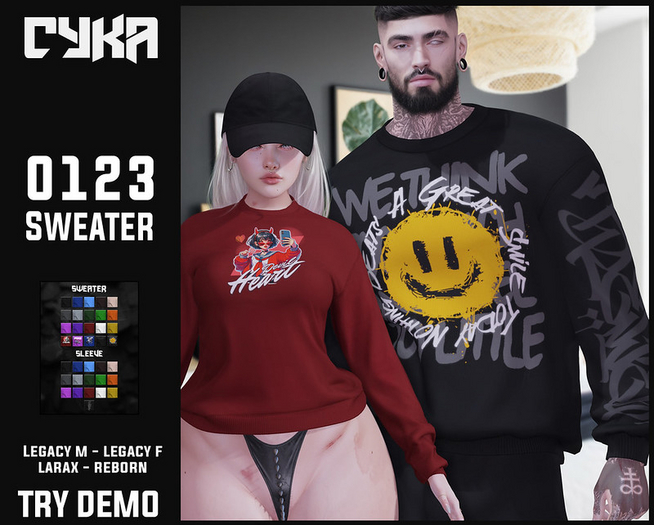 CYKA - 0123 Sweater FATPACK