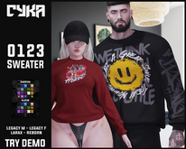 CYKA - 0123 Sweater FATPACK