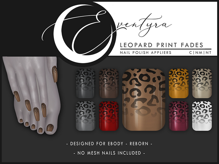 Eventyra - Reborn Nail HUD - Leopard Print Fades