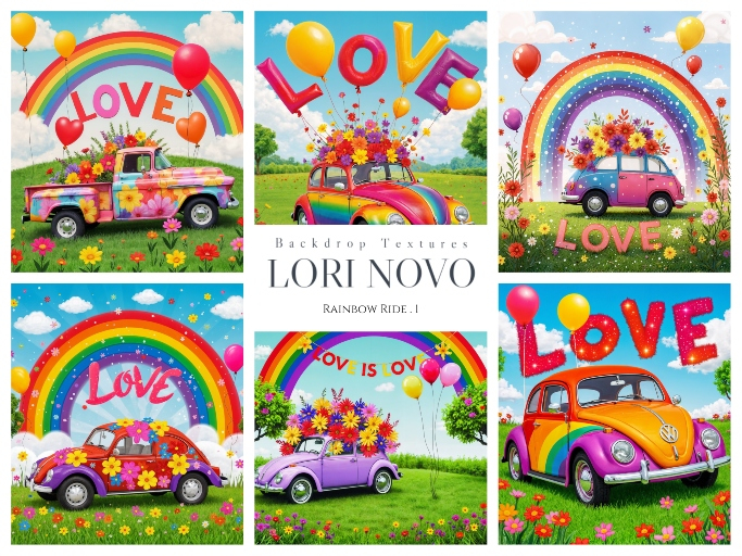 LORI NOVO . Rainbow Ride . 1