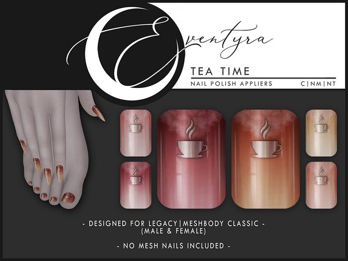 Eventyra - Legacy Nail HUD - Tea Time