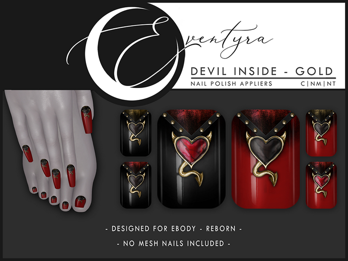 Eventyra - Reborn Nail HUD - Devil Inside - Gold