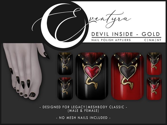 Eventyra - Legacy Nail HUD - Devil Inside - Gold