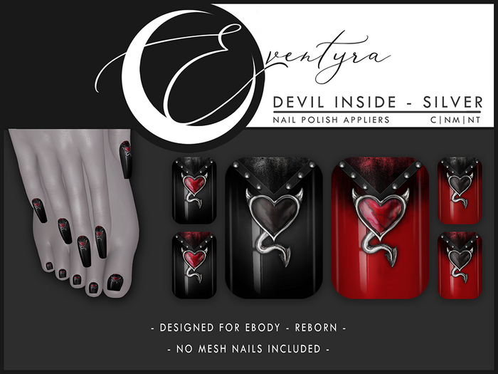 Eventyra - Reborn Nail HUD - Devil Inside - Silver