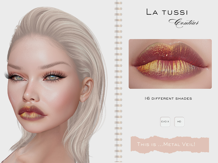This is...Metal Veil! 16 Metal. Overlay Lipsticks EVO X  HD Ap