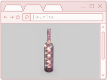Pink Bottle Lights - Almita