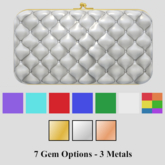 Cassandra Clutch - White (PBR)