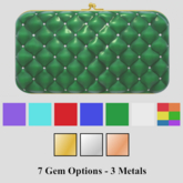 Cassandra Clutch - Green (PBR)