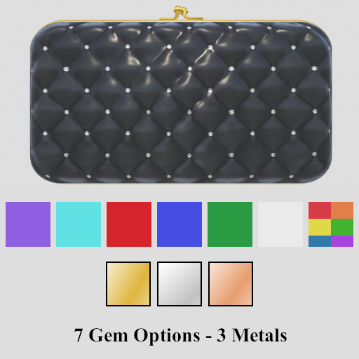 Cassandra Clutch - Black (PBR)