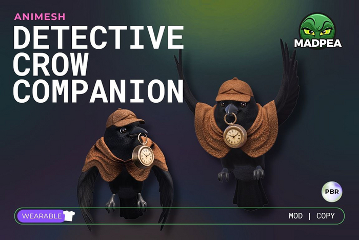 MadPea Detective Crow
