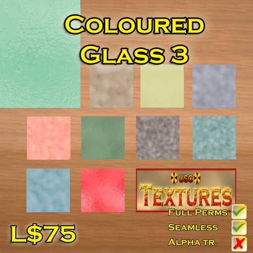 USC Textures - Coloured Glass 3