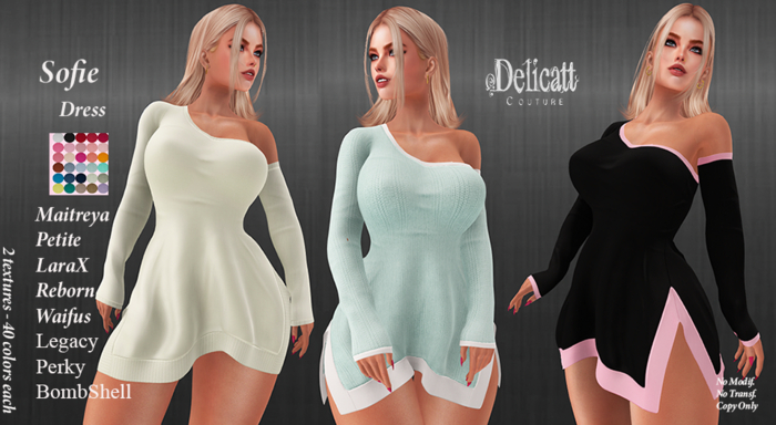 Delicatt Couture -  Sofie dress - June 09♥2026♥