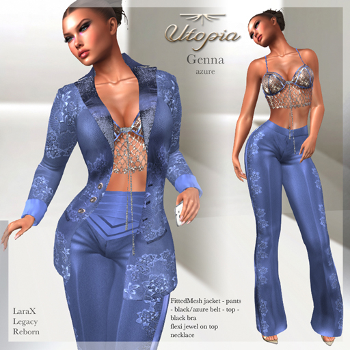 Utopia Genna azure
