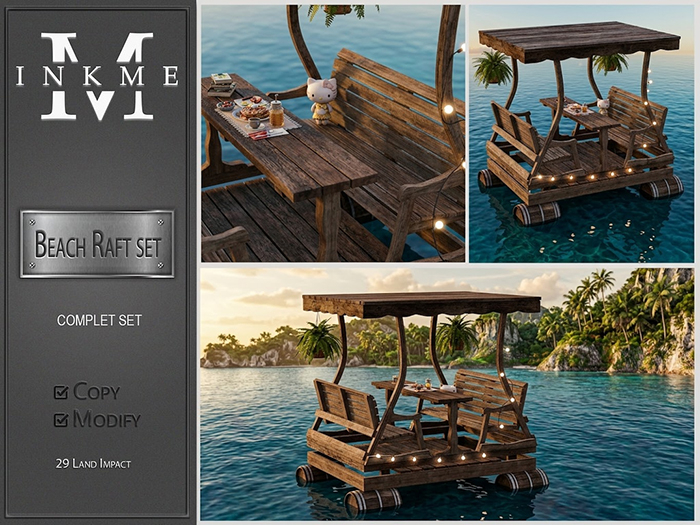 ::InkMe:: Beach Raft set PG