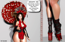 XOXO - AIRI OUTFIT - RED