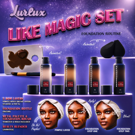 Lurlux Cosmetics - Like Magic Set UnpackHUD