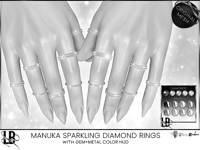 LB - Manuka Diamond Multi Rings *DEMO*
