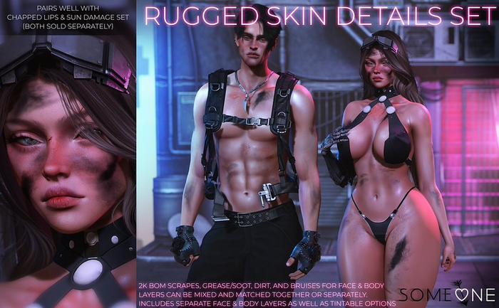 SOMEONE - Rugged Skin Details