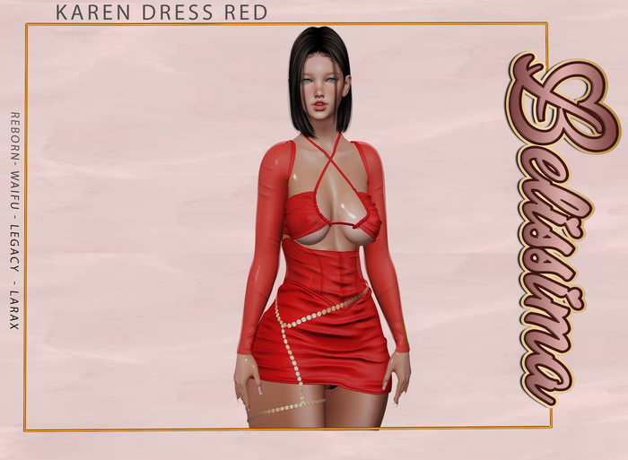 [Belissima] Karen Dress Red