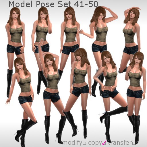 ++DESIRE++ Model Pose Set 41-50
