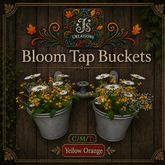 *JS* Creations Bloom Tap Buckets Yelloworange