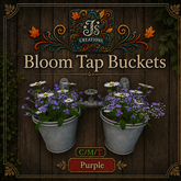 *JS* Creations Bloom Tap Buckets Purple