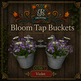 *JS* Creations Bloom Tap Buckets Violet