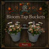 *JS* Creations Bloom Tap Buckets Peach