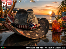 Roosters Key West Anthem Western Hat